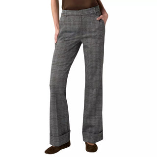Liverpool Los Angeles High Rise Flare Trouser with Cuff Hem