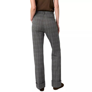 Liverpool Los Angeles High Rise Flare Trouser with Cuff Hem