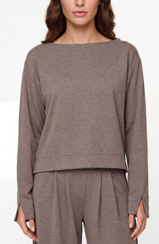 Liverpool Long Sleeve Boat Neck Top
