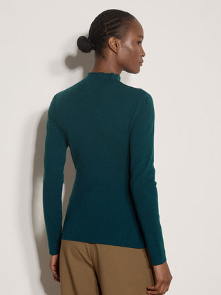 Apricot Fine Knit Ruched Cardigan