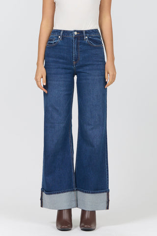 Fiona Wide Leg Jean in Castillion