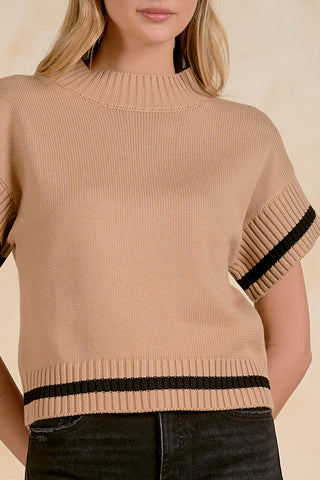 Elan Short Sleeve Crewneck Sweater