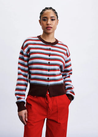 FRNCH Shibuya Cardigan and Scarf Set