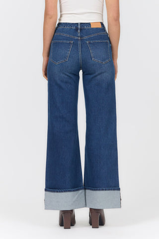 Fiona Wide Leg Jean in Castillion