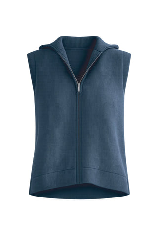Dear John Zyma Vest in Black Iris
