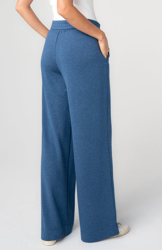 Liverpool Pull-On Pleated Wide Leg Pant