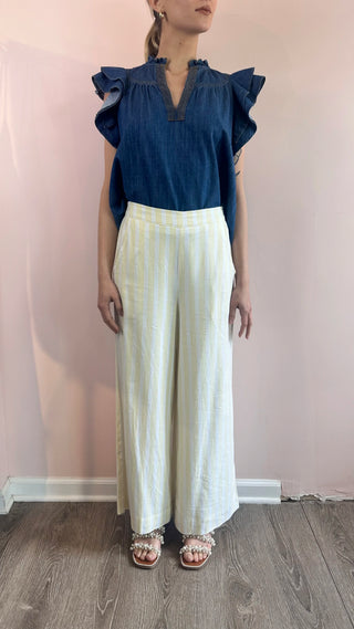 Yellow Stripe Pant