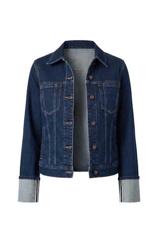 Liverpool Tall Cuffed Selvedge Trucker Jacket
