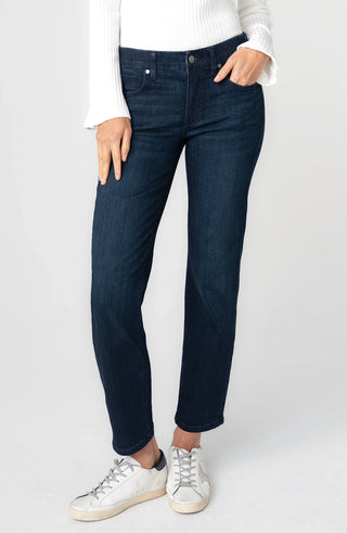 Liverpool Petunia Blue Rowan Slim Jean