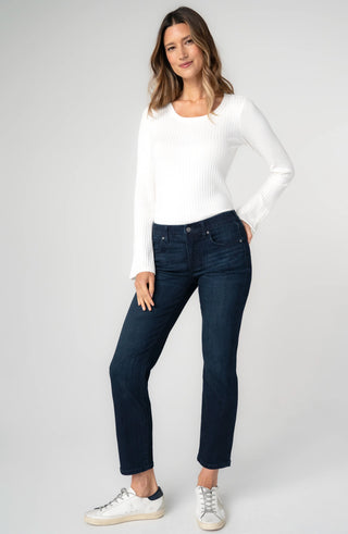 Liverpool Petunia Blue Rowan Slim Jean