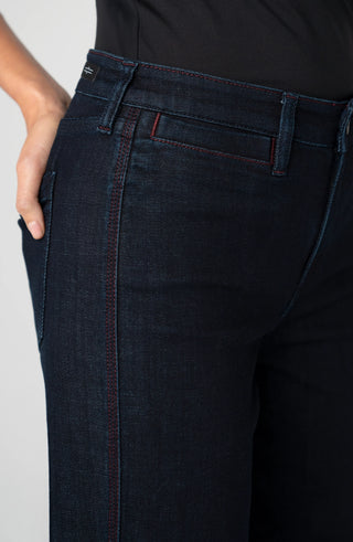 Liverpool Kennedy Straight Leg Jean in Midnight Eclipse