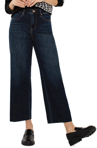 Liverpool Eastmoor Stride High Rise Cut Hem Jeans, front view
