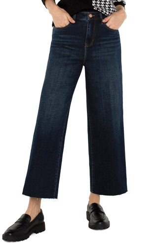 Liverpool Eastmoor Stride High Rise Cut Hem Jeans, alternate front view
