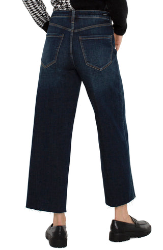 Liverpool Eastmoor Stride High Rise Cut Hem Jeans, back view