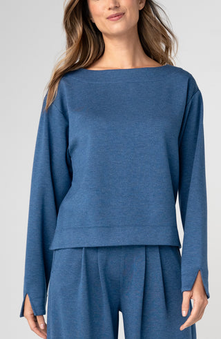 Liverpool Long Sleeve Boat Neck Top
