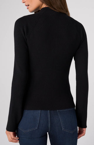 Liverpool Mixed Rib Turtleneck Sweater