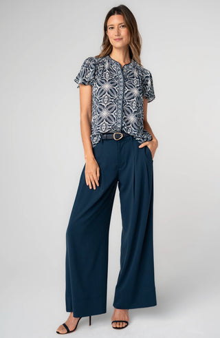 Liverpool Mosaic Flutter Blouse