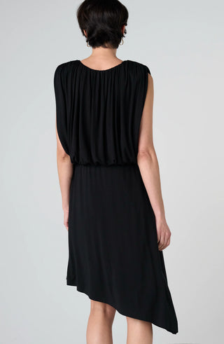 Liverpool Draped Asymmetrical Knit Dress
