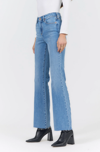 Dear John Florence Bootcut Jean in Noble City, side view