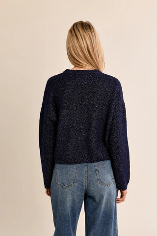 Navy sweater