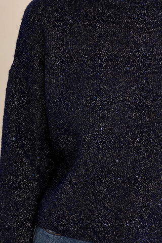 Navy sweater