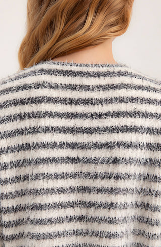 Liverpool Long Sleeve Boatneck Knit Top, detail view