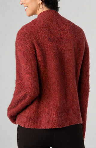 Liverpool Rust Mock Neck Sweater, back view